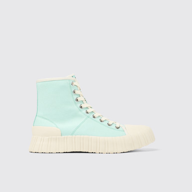 Roz Sneakers verde claro de algodón reciclado