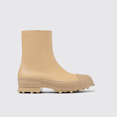 Traktori Botas de piel beige
