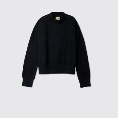 Melange Knit Sweater ニット詳細画像_サイド
