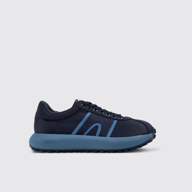 Pelotas Athens Niebieskie bezszwowe sneakersy męskie.