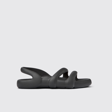 Side view of Kobarah Flat Wide Black XL EXTRALIGHT® Sandals for Men