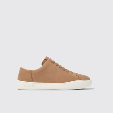 Peu Touring Baskets pour femme en nubuck nude.