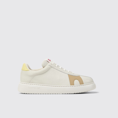 Side view of Twins Multicolor Leather Sneakers for Women.