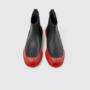 Pix Stivaletto Chelsea nero in pelle da uomo