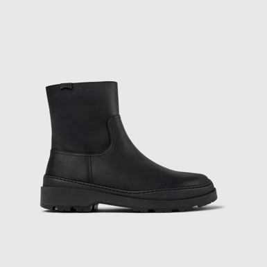 Brutus Trek Botas de nobuk negras para hombre