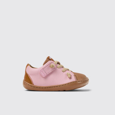 Twins Zapatos de piel multicolor para niños.