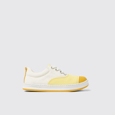 Side view of Twins Multicolored textile sneakers for kids