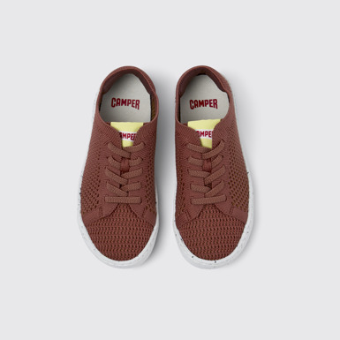 Overhead view of Peu Touring Red Textile Slip-on