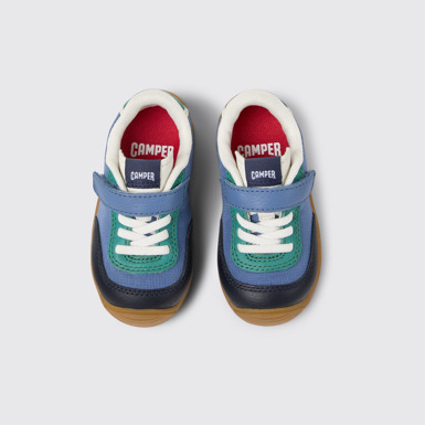 Dadda Sneakers de tejido y piel multicolor para niños.