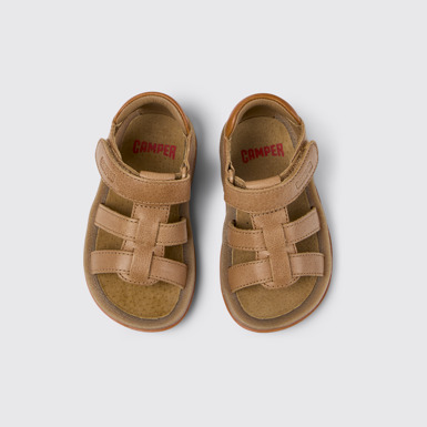 Bicho Sandalias de piel multicolor para niños.