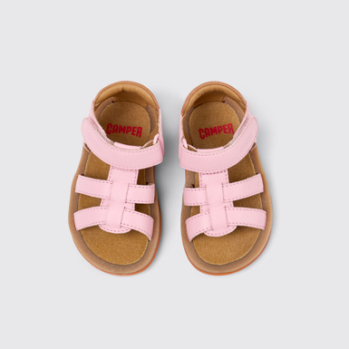 Bicho Sandalias de piel multicolor para niños.