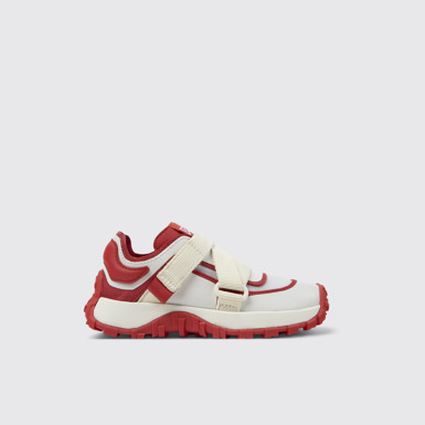 Side view of Drif Trail Multicolor Recycled PET and Leather Sneakers for Kids.