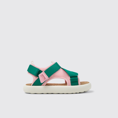 Side view of Pelotas Flota Multicolor Recycled PET Sandals for Kids.